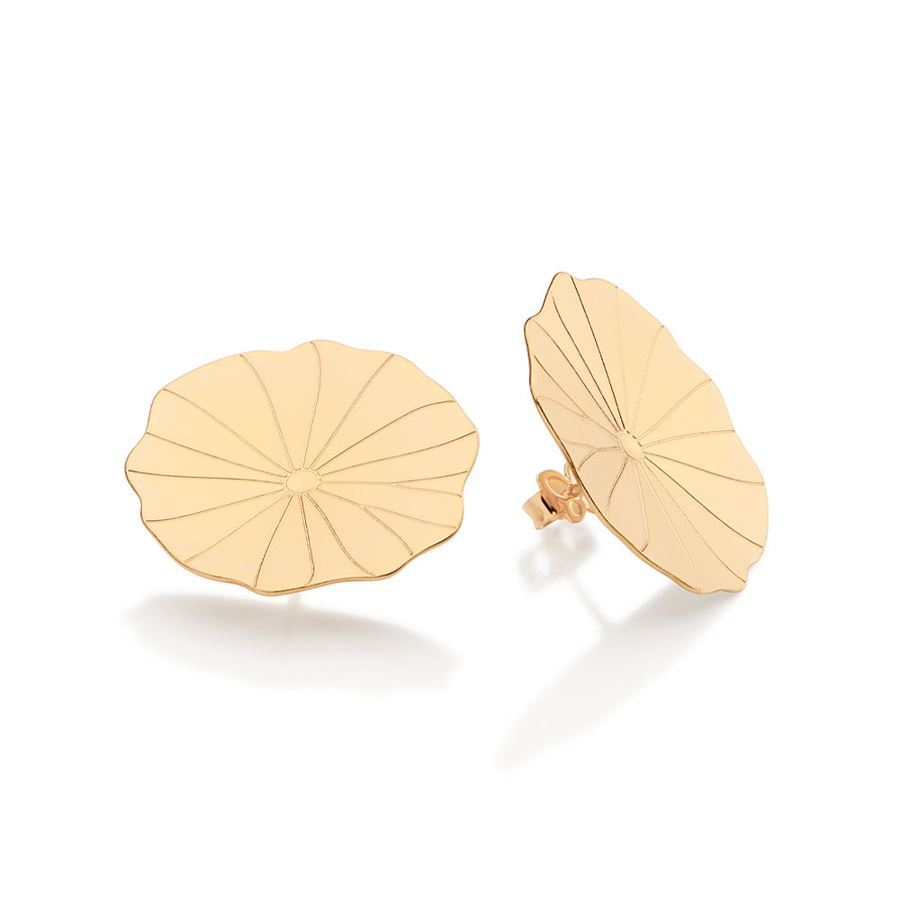 GOLD LEGACY FLOWER MAXI EARRINGS