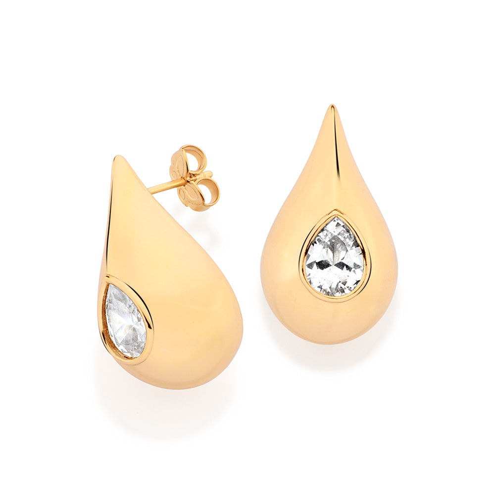 GOLD HERITAGE DROP EARRINGS
