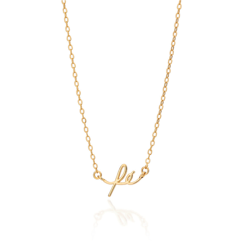GOLD FAITH NECKLACE
