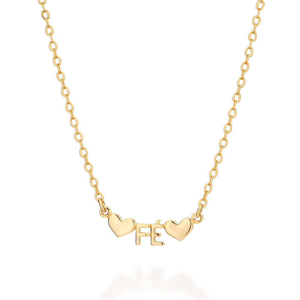 GOLD FÉ (FAITH) NECKLACE