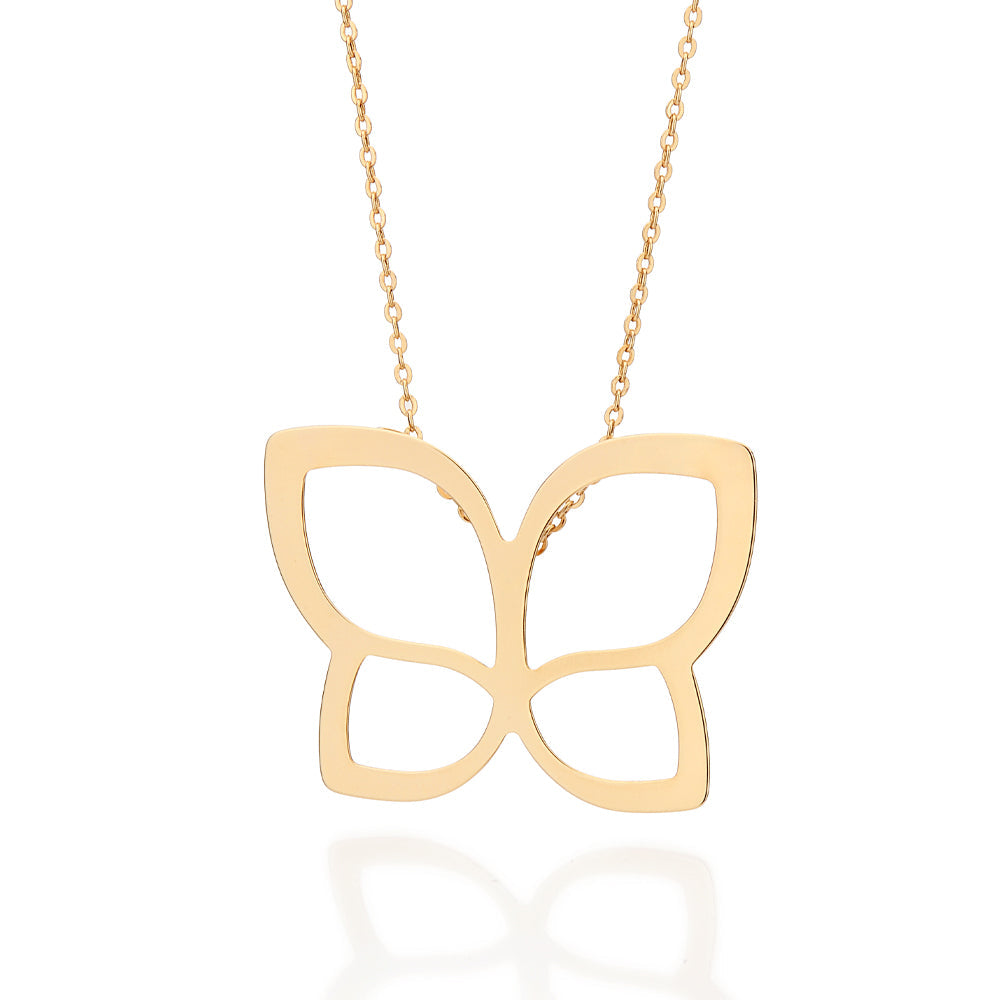 GOLD ROMMANEL BUTTERFLY MAXI NECKLACE