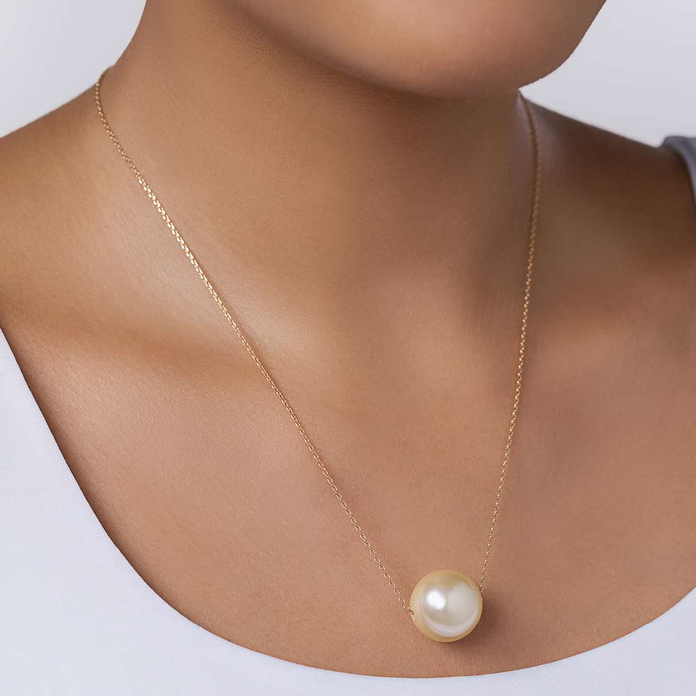 GOLD PEARL TIMELESS NECKLACE