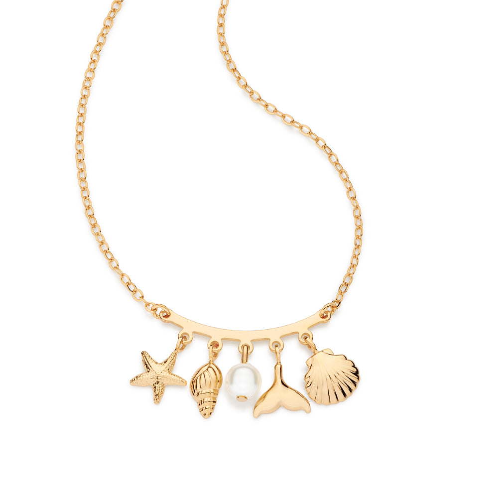GOLD SEA SHORE NECKLACE