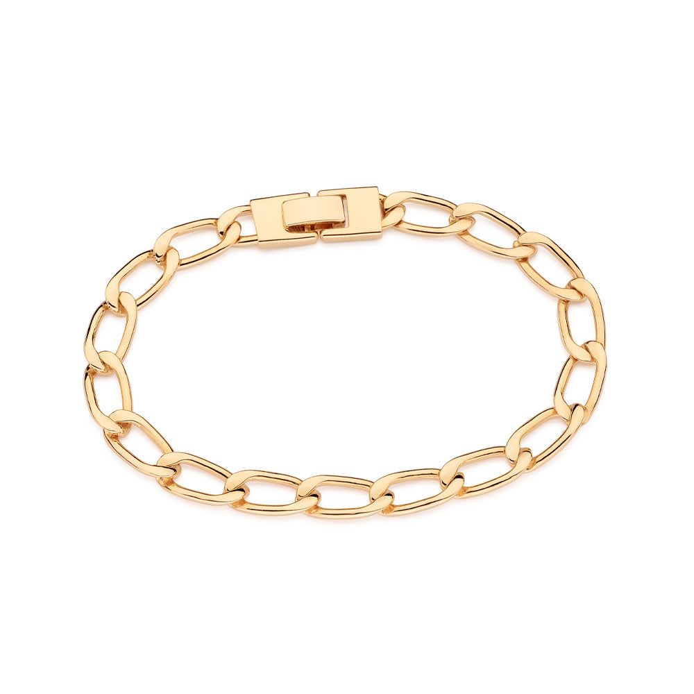 MEN’S GOLD GROSMET CHAIN BRACELET