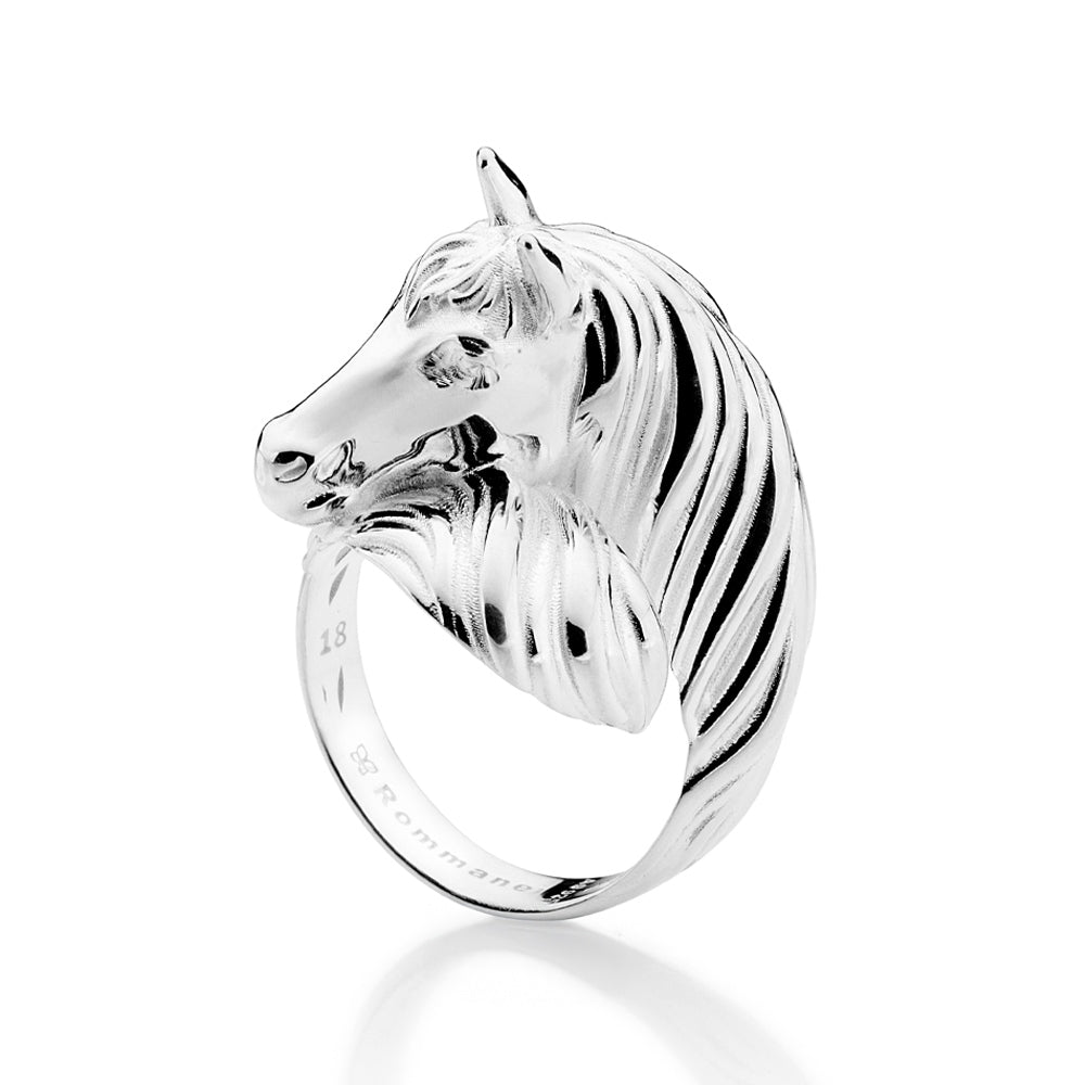 SILVER 925 STALLION SOUL RING