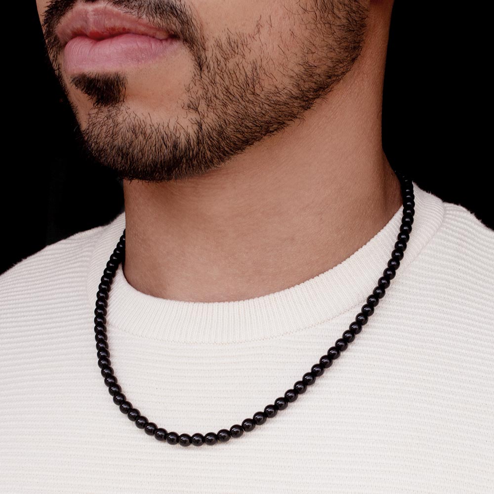 SHAMBALA CORD WITH SYNTHETIC STONES IN SOLID 925 SILVER