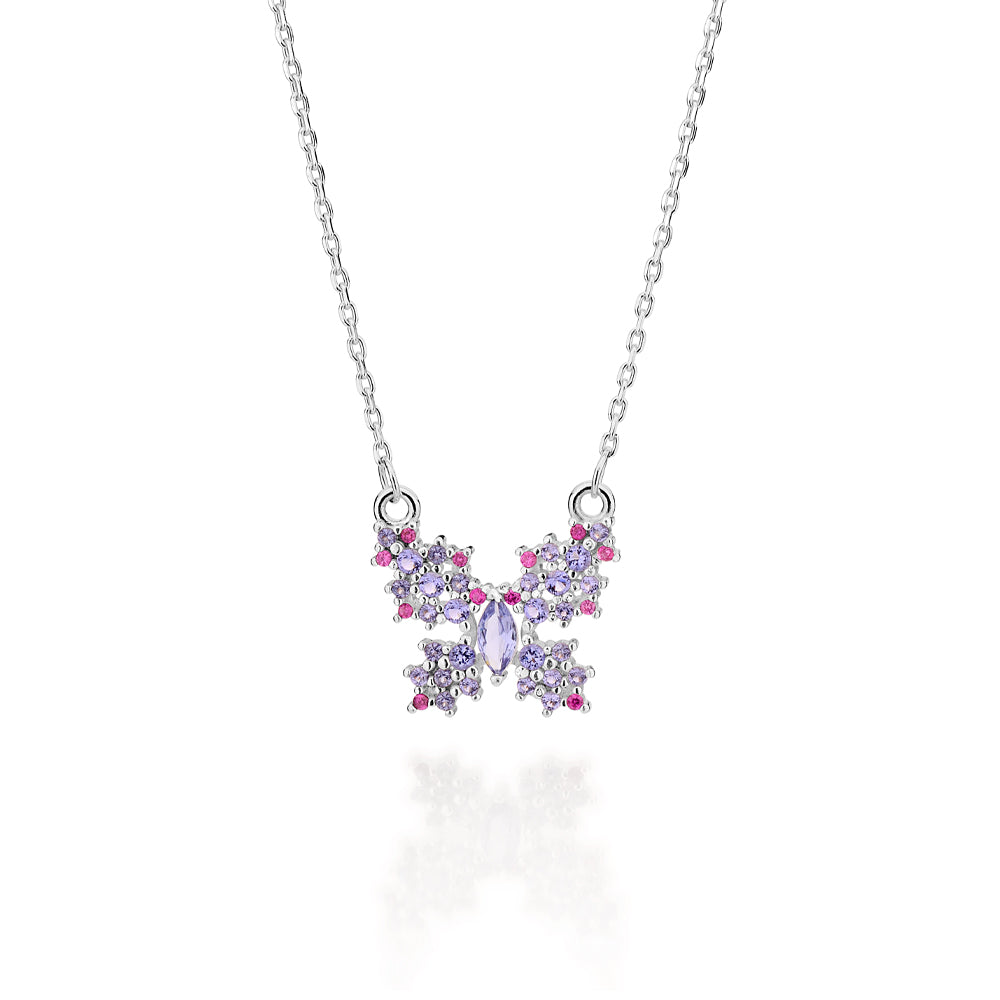 SILVER 925 BUTTERFLY ELEGANCE NECKLACE
