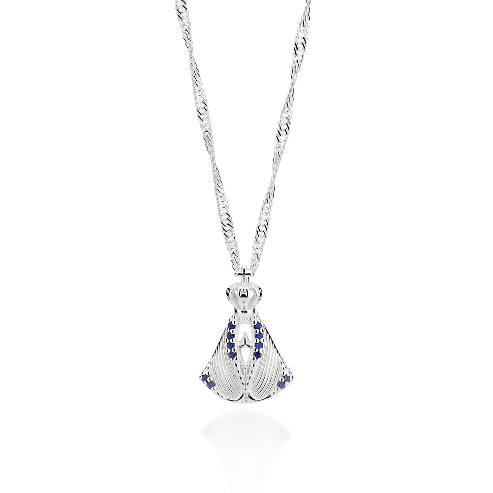 SILVER PENDANT WITH ZIRCONIA