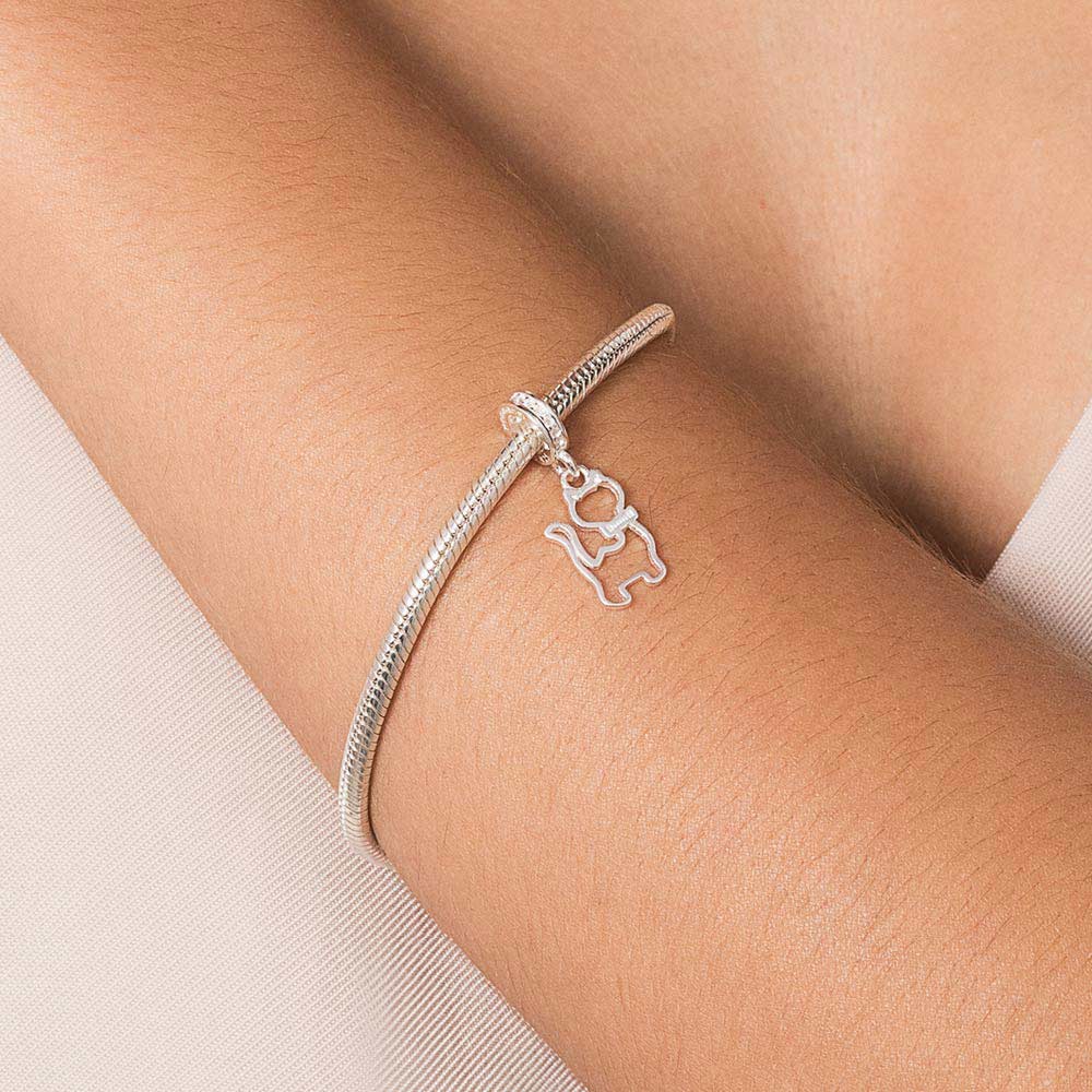 SILVER PENDANT WITH ZIRCONIA