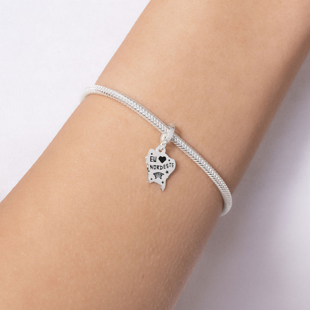 SILVER 925 FOREVER NORDESTE CHARM