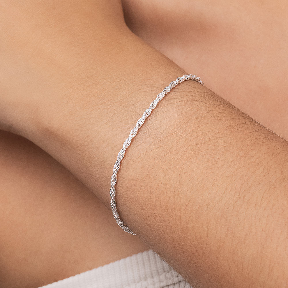 SILVER 925 BAHIAN TWIST BRACELET